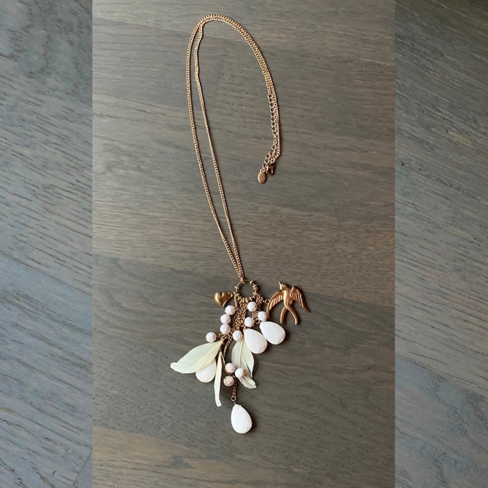 ALDO | Gold Tone Long Pendant Necklace